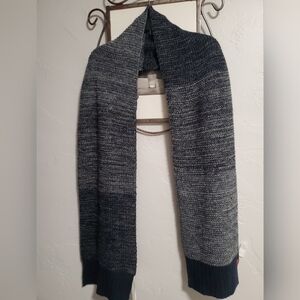 Sundance Navy Blue and Slate Knit Scarf